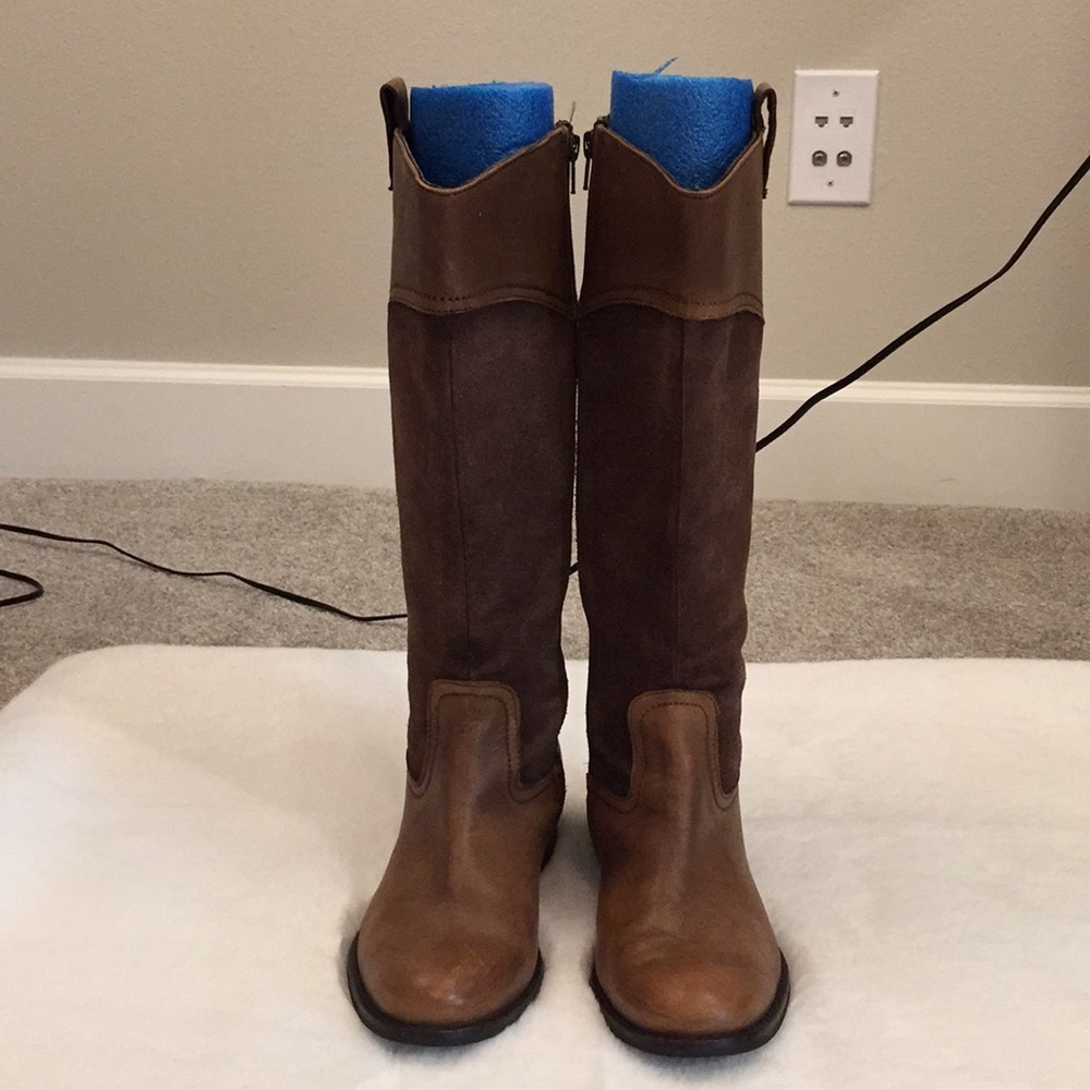 Seychelles Brown Suede and Leather Boots Size 7.5